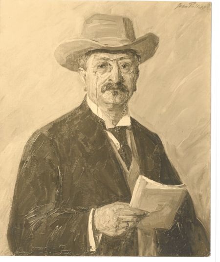 Das Foto zeigt das Foto des jüdischen Pädagogen und Dichters Jakob Löwenberg